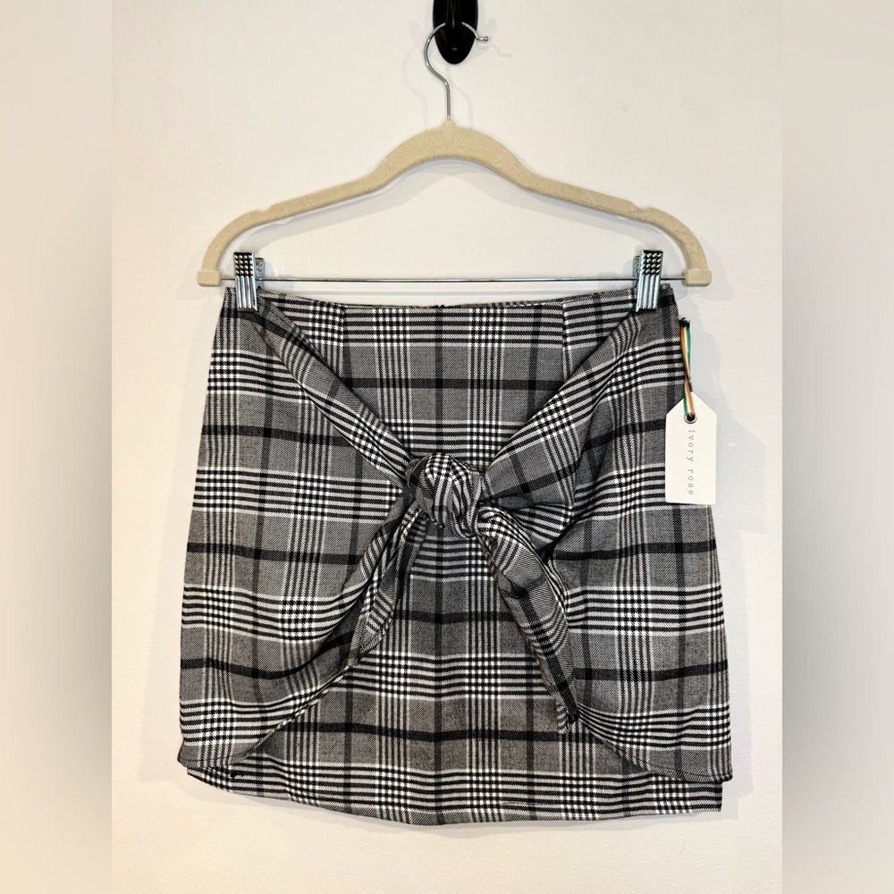 NWT Plaid Mini Skirt